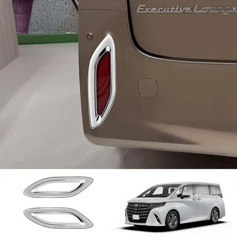 バンパー装着♪ メッキ リフレクター リアバンパー ガーニッシュ アルファード 40 系 AGH40W AGH45W Z拍卖