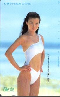 ★☆貴重!! 新品未使用!! 夏川 結衣★ユニチカ スイムウェア キャンギャル テレカ50度☆★拍卖