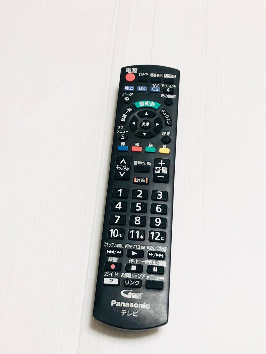 パナソニック Panasonic テレビリモコンN2QAYB001017 動作品 YS1501712拍卖