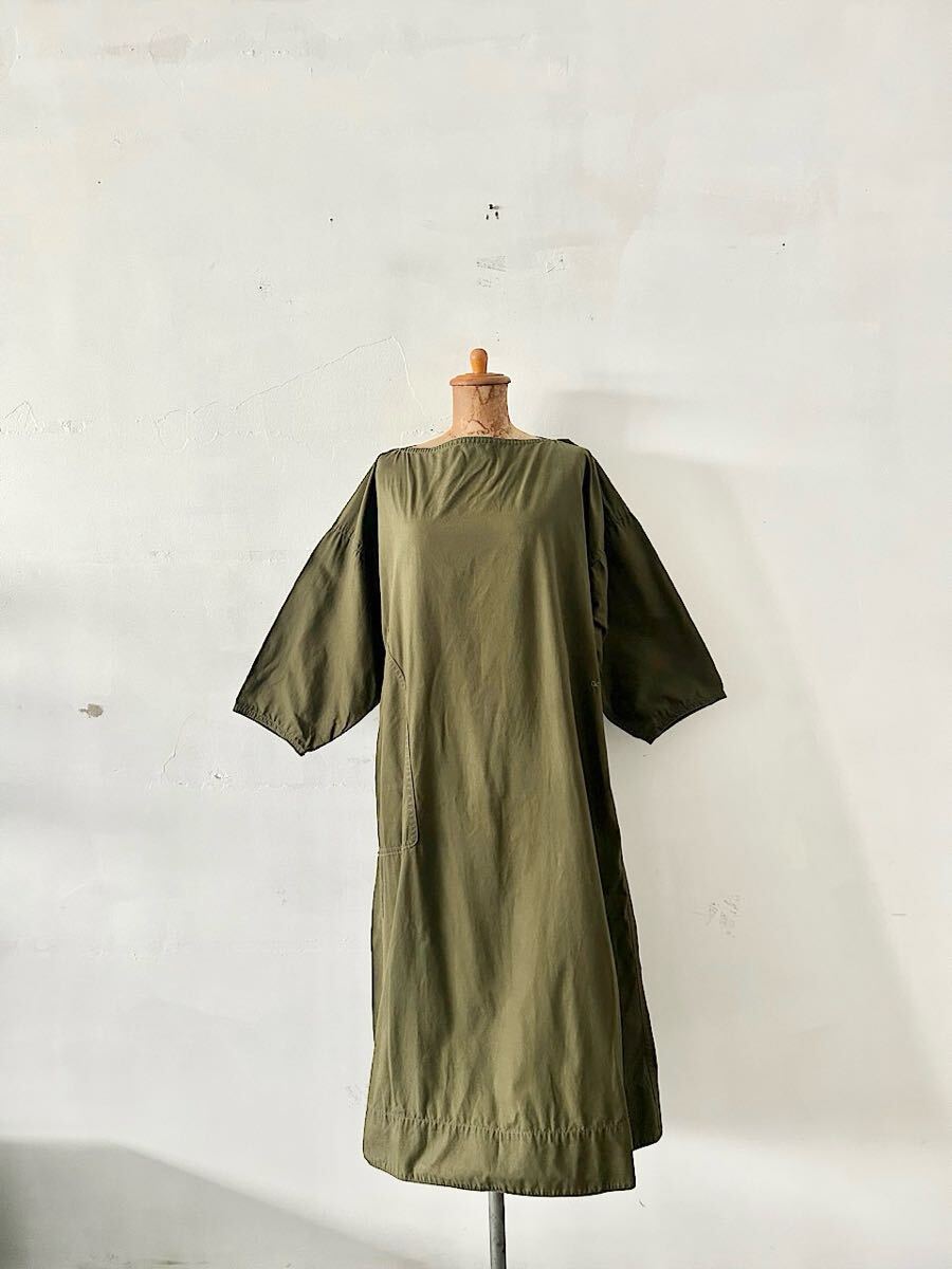 【美品】定価4.4万 45R コーティングウェザー テントドレス オリーブ拍卖