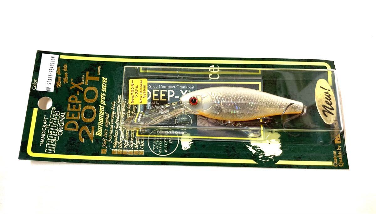 未使用☆メガバス MEGABASS ディープX 200T DEEP-X 200T GPステインリアクション 検索(釣猫)拍卖