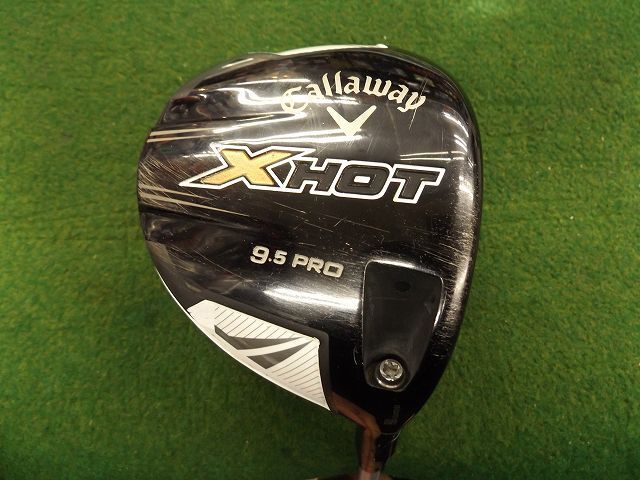 【税込】1905 X HOT PRO 2013 9.5° 純正カーボン S カバー劣化 キャロウェイ Xホットプロ ドライバー .954877拍卖