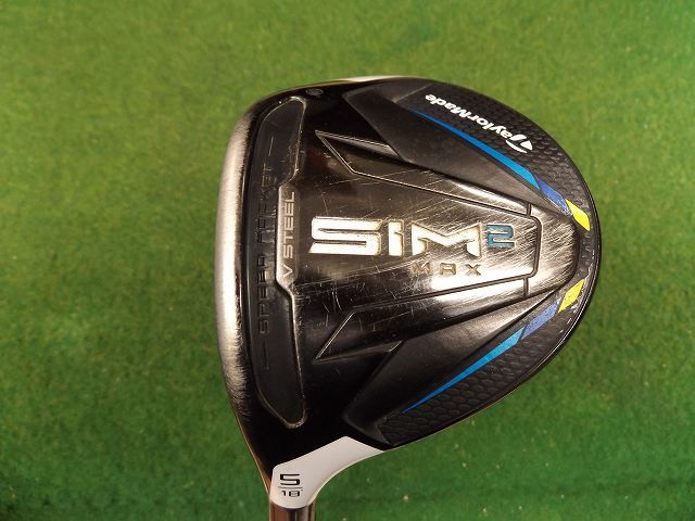 【税込】2372 SIM2 MAX LH 5W 18° 純正カーボン S カバー劣化 テーラーメイド シム2マックス レフティ .959971拍卖