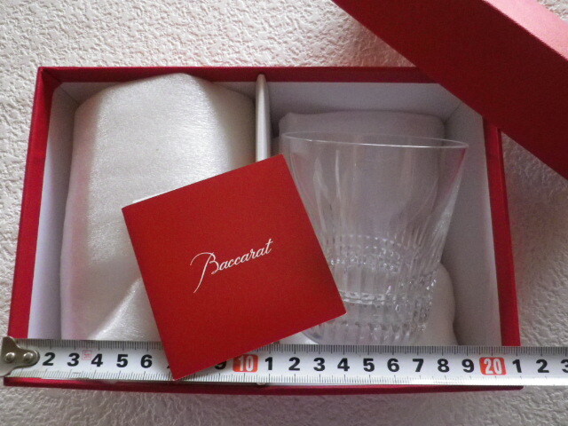 Baccarat バカラ ロックグラス(口径8.7×高さ9.8cm 重さ475g) 2客セット 未使用●送料60サイズ●拍卖