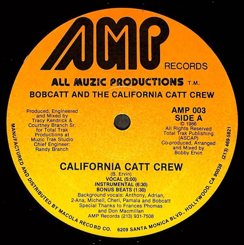 251071 Bobcatt & The California Catt Crew / California Catt Crew / The Bobcatt Song(12)拍卖