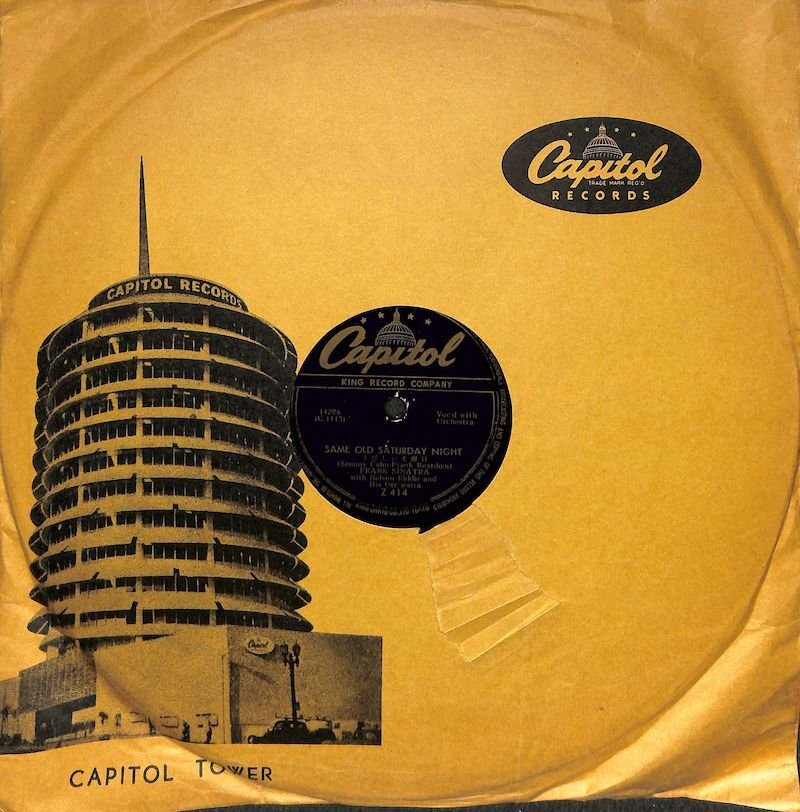 GY0488 SP盤 「SAME OLD SATURDAY NIGHT」 / 「FAIRY TALE」FRANK SINATRA with Nelson Riddle and His Orchestra拍卖