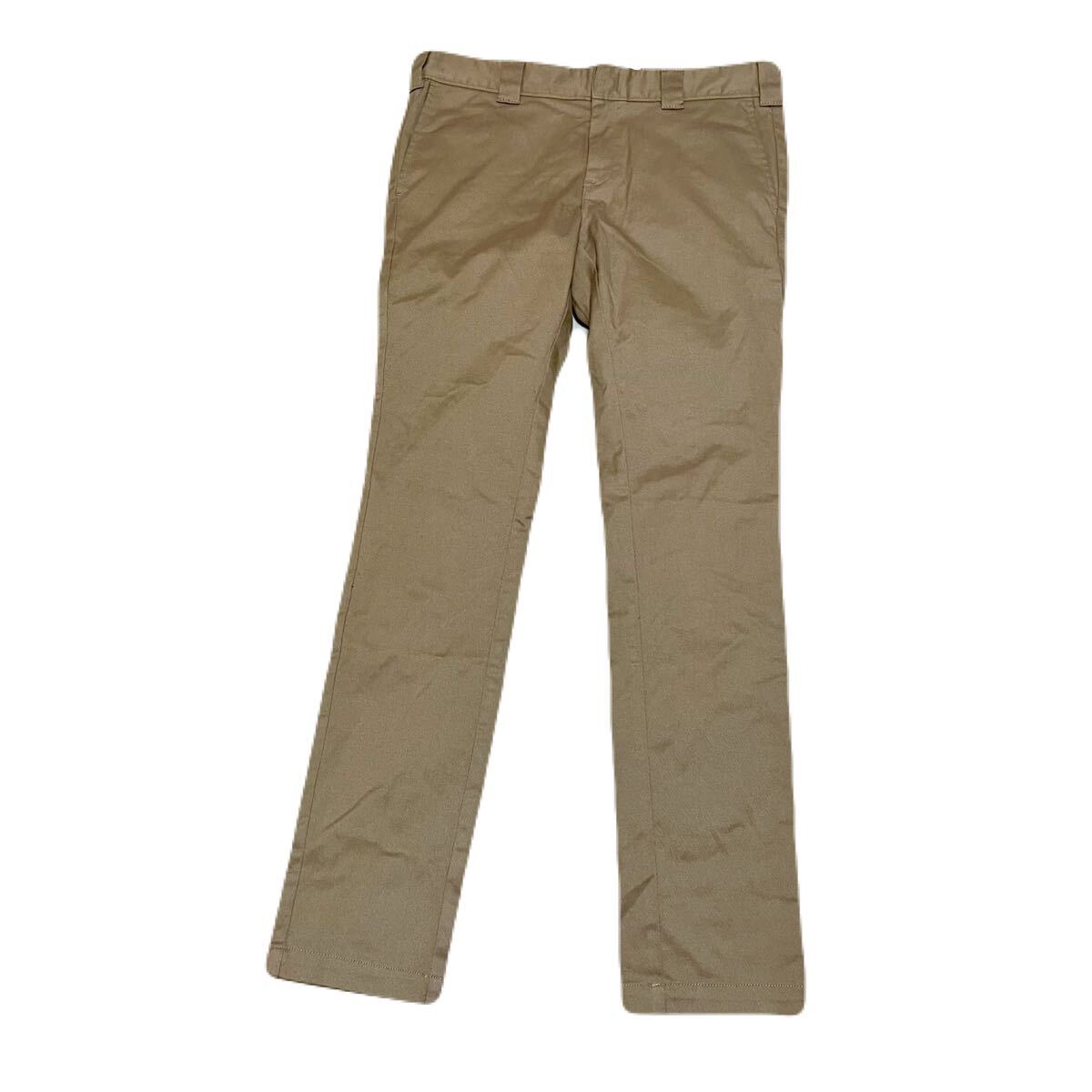 和722★ Dickies ディッキーズ チノパンツ チノパン カジュアルパンツ ボトムス ジップフライ 30 ベージュ メンズ拍卖