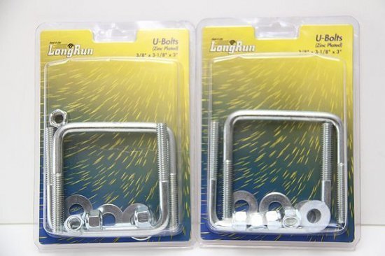 86210 LongRun Uボルトセット 8.4mm 96mmX110mm 3インチX2インチ拍卖