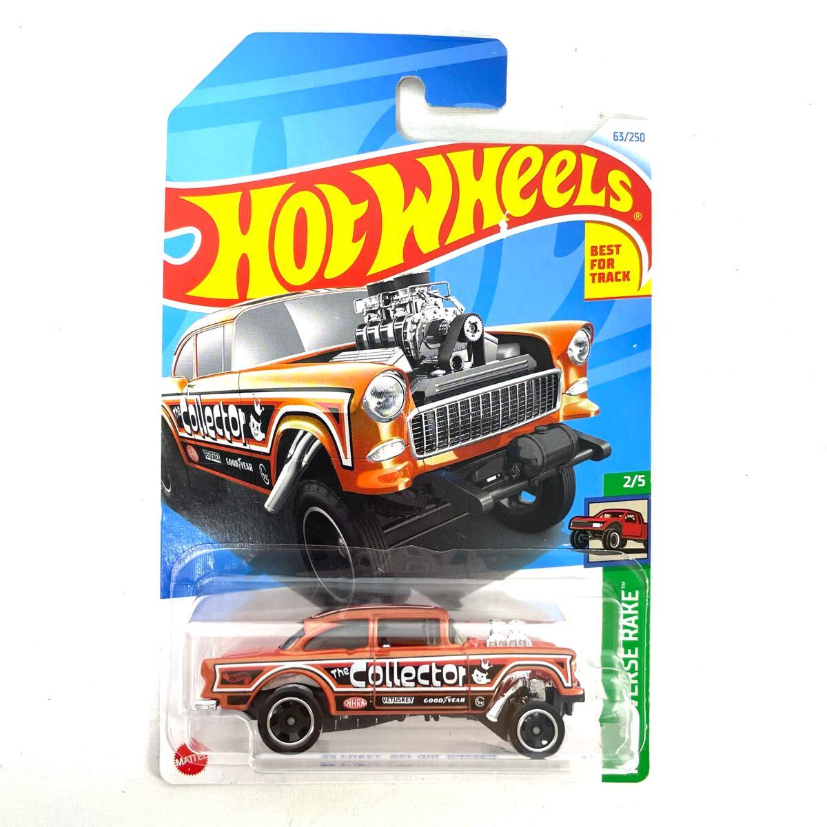 新品 HOT WHEELS ホットウィール 海外製 海外 ミニカー 車 くるま クルマ トイ TOY 55' CHEVY BEL AIR GASSER シェビーベルエアギャッサー拍卖