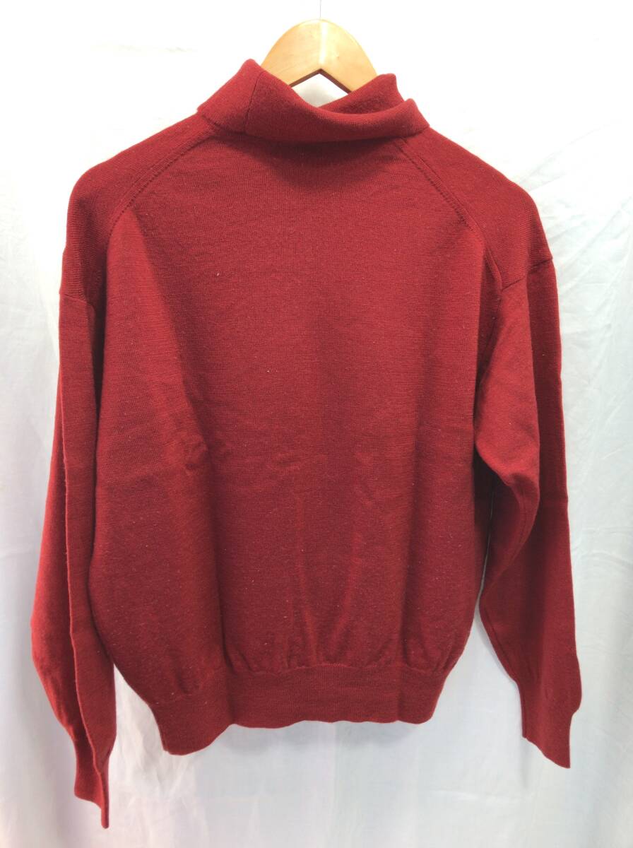 Paul Smith ポールスミス ウール タートルネック ニット セーター レッド G24拍卖