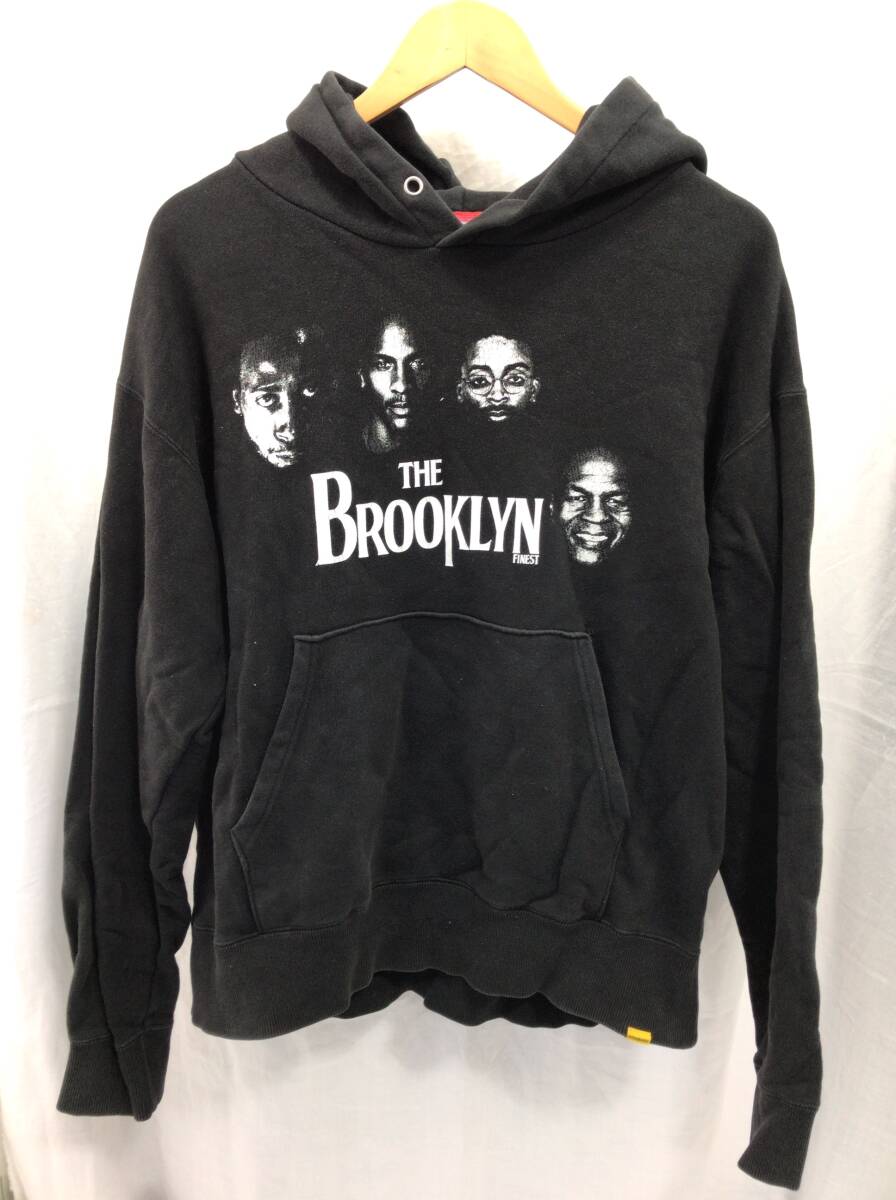 INTERBREED THE BROOKLYN FINEST プルオーバーパーカー ブラック G10拍卖