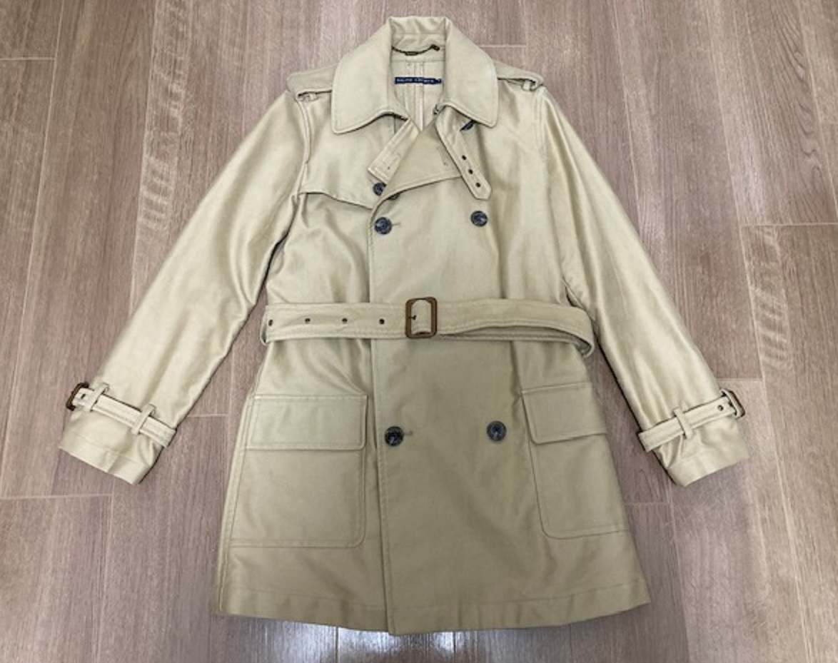 ラルフローレン トレンチコート ベージュ系 サイズ4拍卖