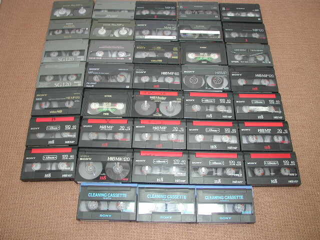 SONY HI8ビデオデッキ テープ??電気店整理品買取拍卖