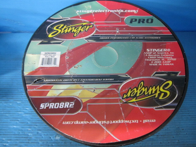 スティンガー プロ 8G 250フィート SPRO8R2 オーディオケーブル アーシング等にも 未使用品拍卖