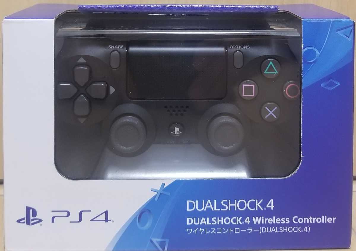 国内正規品 純正 新品 未開封 デュアルショック 4 PlayStation4 DUALSHOCK4 ワイヤレス コントローラー PS4 ジェットブラック CUH-ZCT2J拍卖
