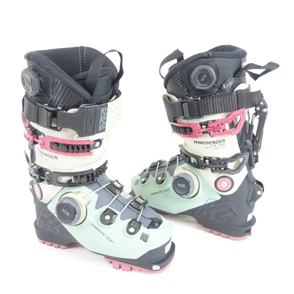 中古 ツーリング 23/24 K2 MINDBENDER 115 BOA W レディース22-22.5cm スキーブーツ ケーツー マインドベンダー ボア拍卖