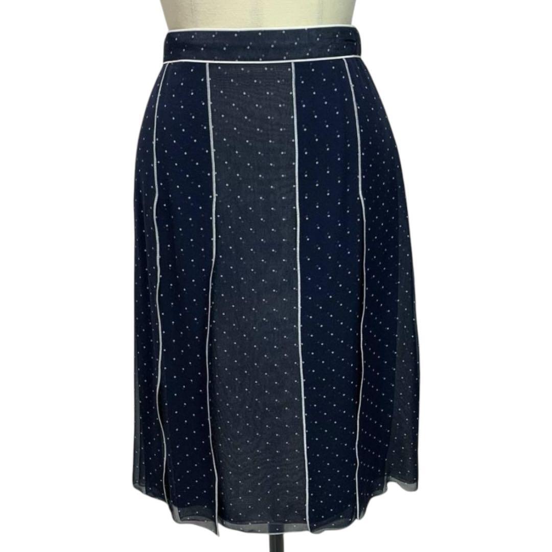 【RENA LANGE/レナランゲ】定価15万!お買い得!水玉模様フレアスカート*I40拍卖