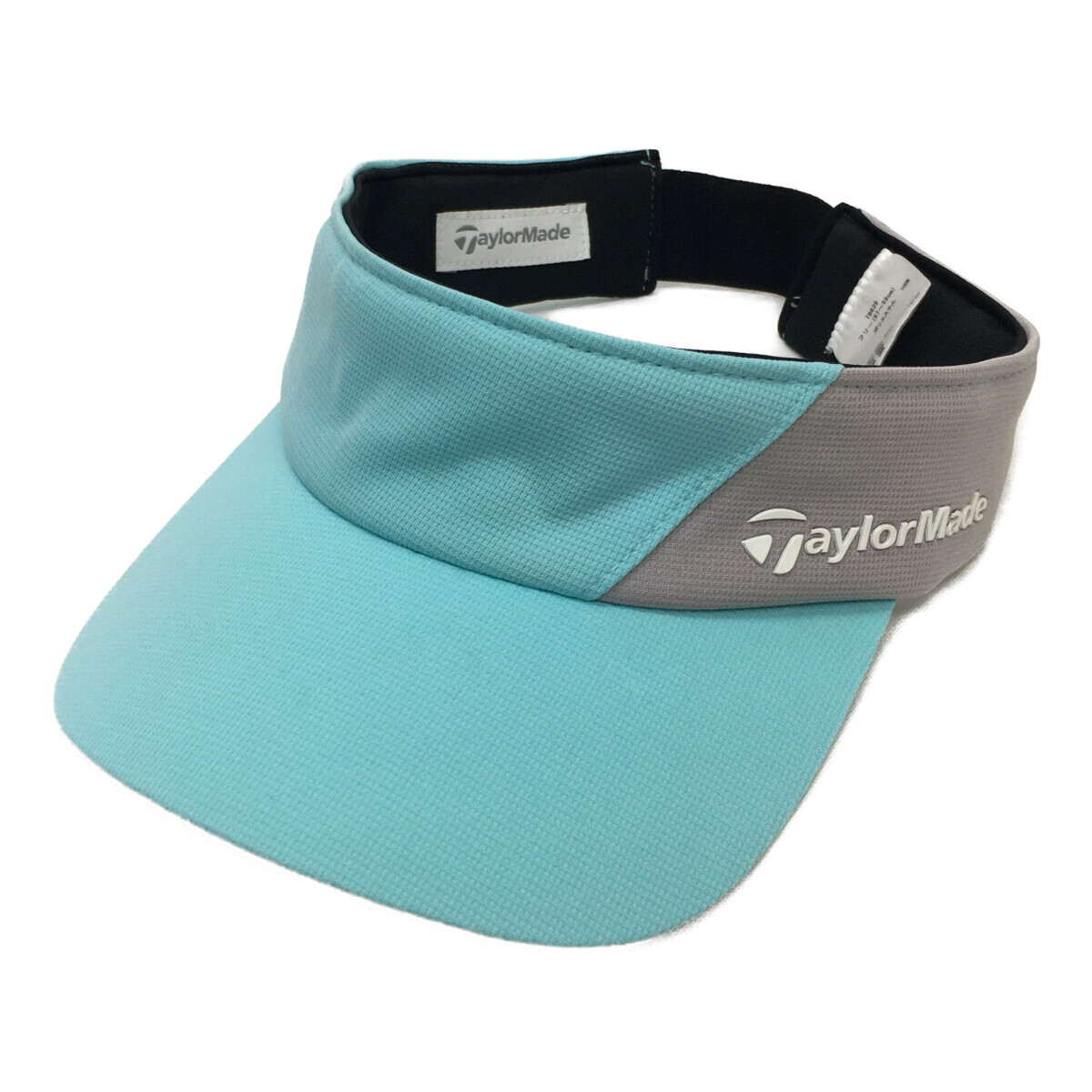 coco 中古【SALE】テーラーメイドサンバイザー ターコイズブルー 水色 クーリングバイザー レターパックプラス発送可 K011996拍卖