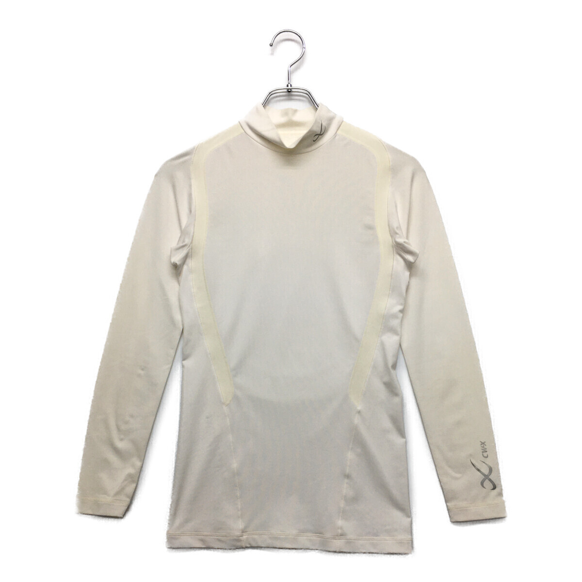 coco 中古【値下げ】】シーダブリュエックス CW-X レディース インナー M 白 ホワイト ワコール 長袖ハイネック ネコパケ発送可 90736拍卖