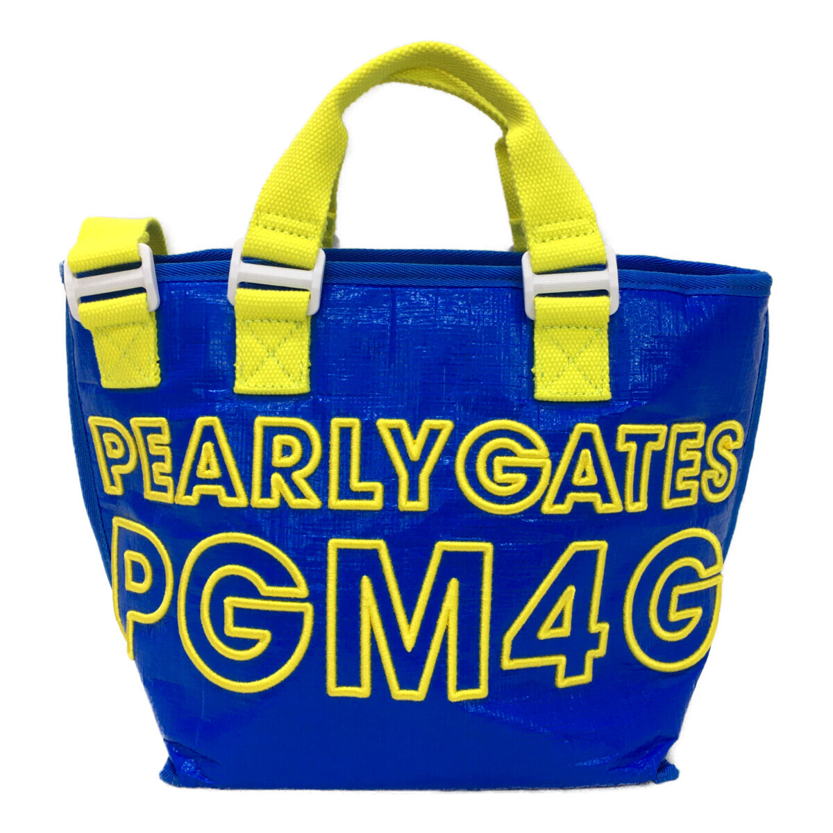 coco 中古【SALE】パーリーゲイツ PEARLY GATES カートバッグ ブルー 青 保冷バッグ ラウンドバッグ ショルダー付き K014291拍卖