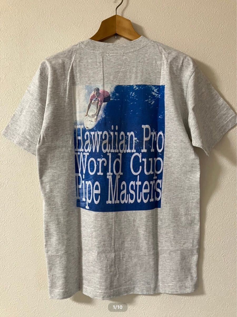 Triple Crown of Surfing 半袖Tシャツ アッシュ Mサイズ オールドサーフ メモリアル Tシャツ デッドストック(ワンウォッシュ)拍卖