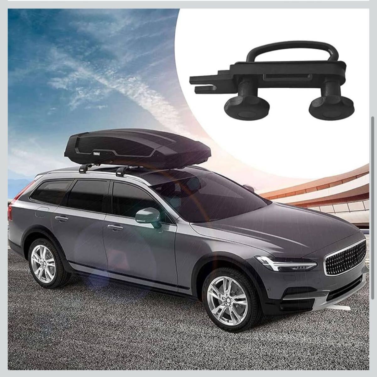 【開封のみ】Dovhmoh★4個、カールーフラゲッジアクセサリー、バンマウンティングアクセサリーキット、ルーフボックスブラケット拍卖