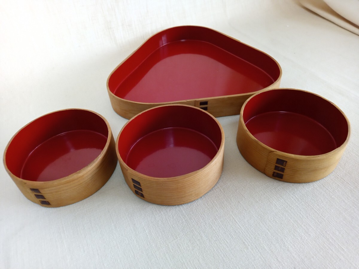 11987 ★★ 秋田杉 曲げわっぱオードブルセット拍卖