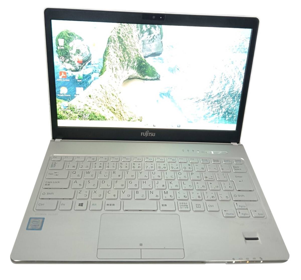 【驚速 FUJITSU SH75/B1 i5-7200U 2.5GHz x4+8GB+SSD256GB 13.3インチワイドノートPC】Win11+Office2021/WEBカメラ/ブルーレイ A041804拍卖