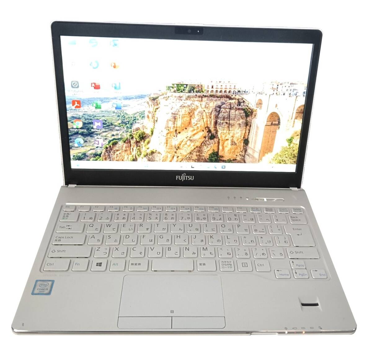 【驚速 FUJITSU SH75/W i5-6200U 2.3GHz x4+8GB+SSD 120GB 13.3インチワイドノートPC】Win11+Office2021/WEBカメラ/1920x1080 A040402拍卖