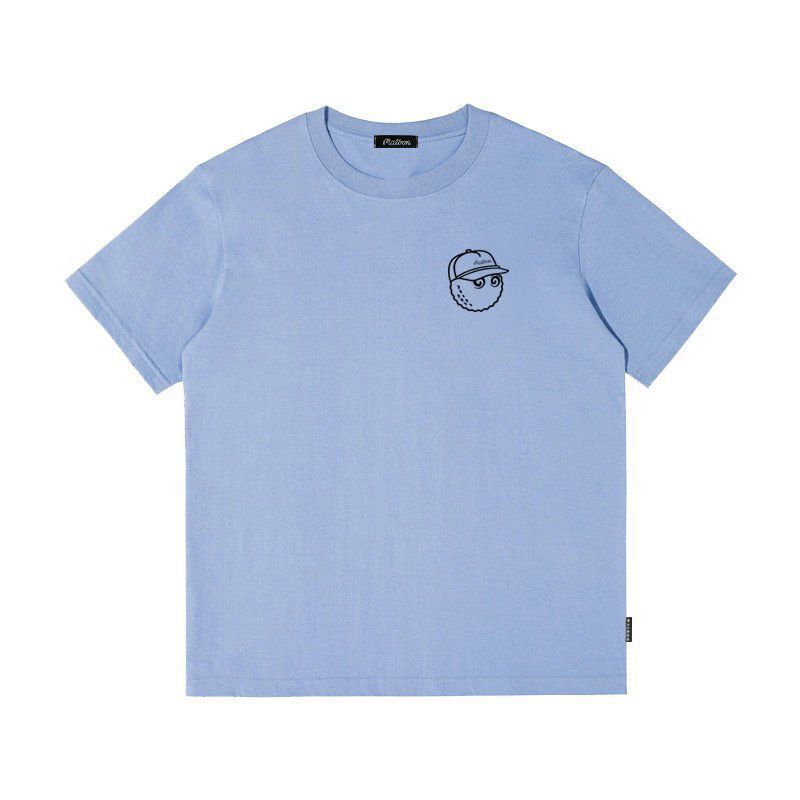 マルボンゴルフ malbon golf ゴルフ 半袖 Tシャツ カジュアル サイズ選択可能 ブルー S-3XL sk0058拍卖