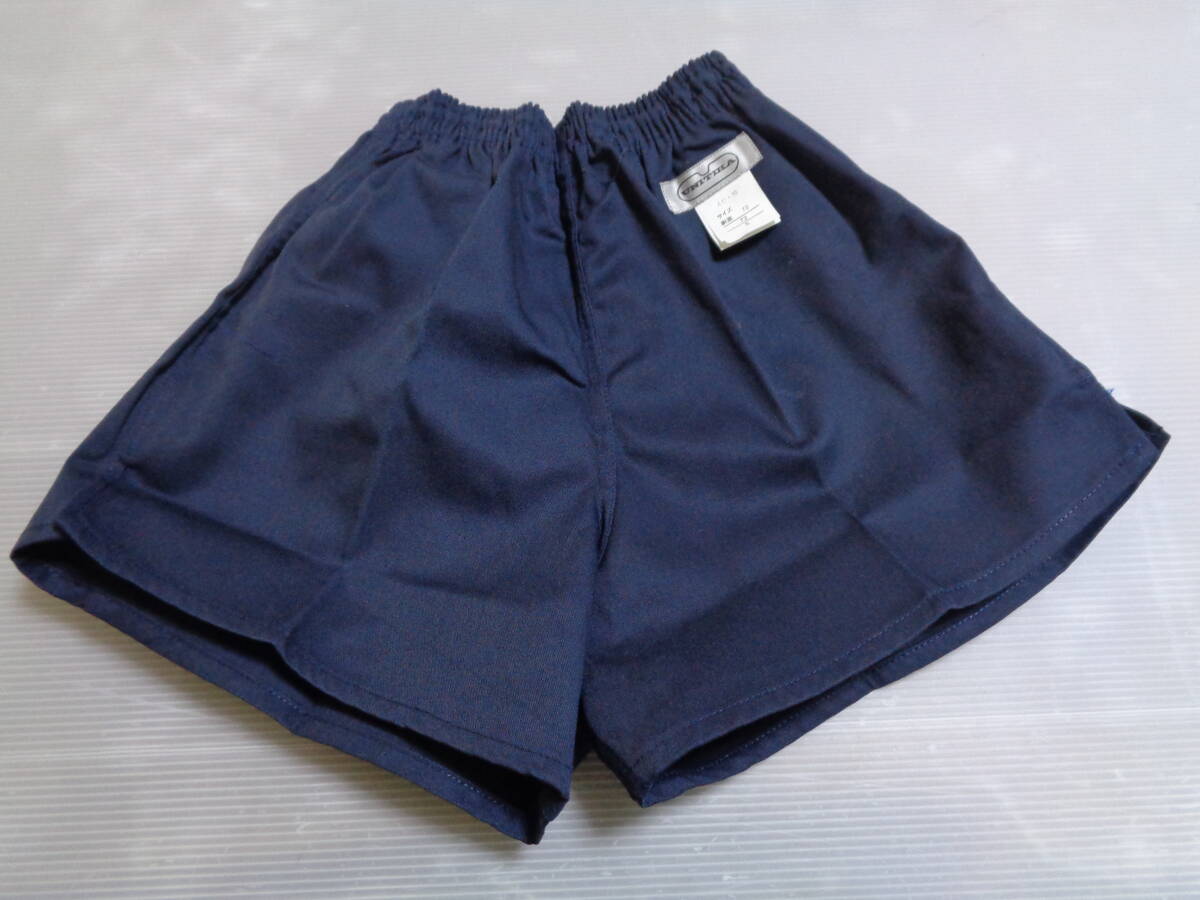 W72(S) 紺 ユニチカ 短パン ショートパンツ 体操着 体操服 レトロ 未使用拍卖