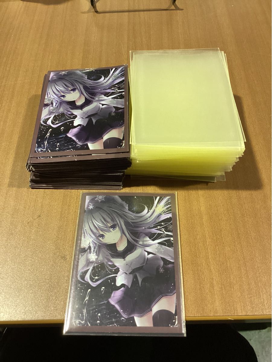 艦隊これくしょん 艦これ ヴェールヌイ スリーブ 60枚 きのこのみ 透明スリーブ 60枚 セット ★0234 O-1拍卖