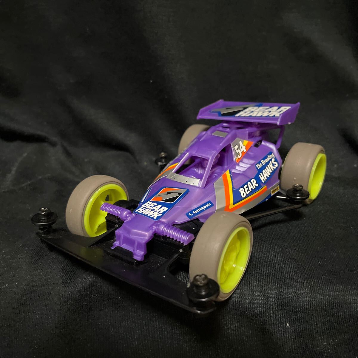 ミニ四駆  限定 ベアホークJrパールカラーSP パープル BEAR HAWK jr 田宮 タミヤ TAMIYA レーサーミニ四駆 徳田ザウルス TYPE5拍卖