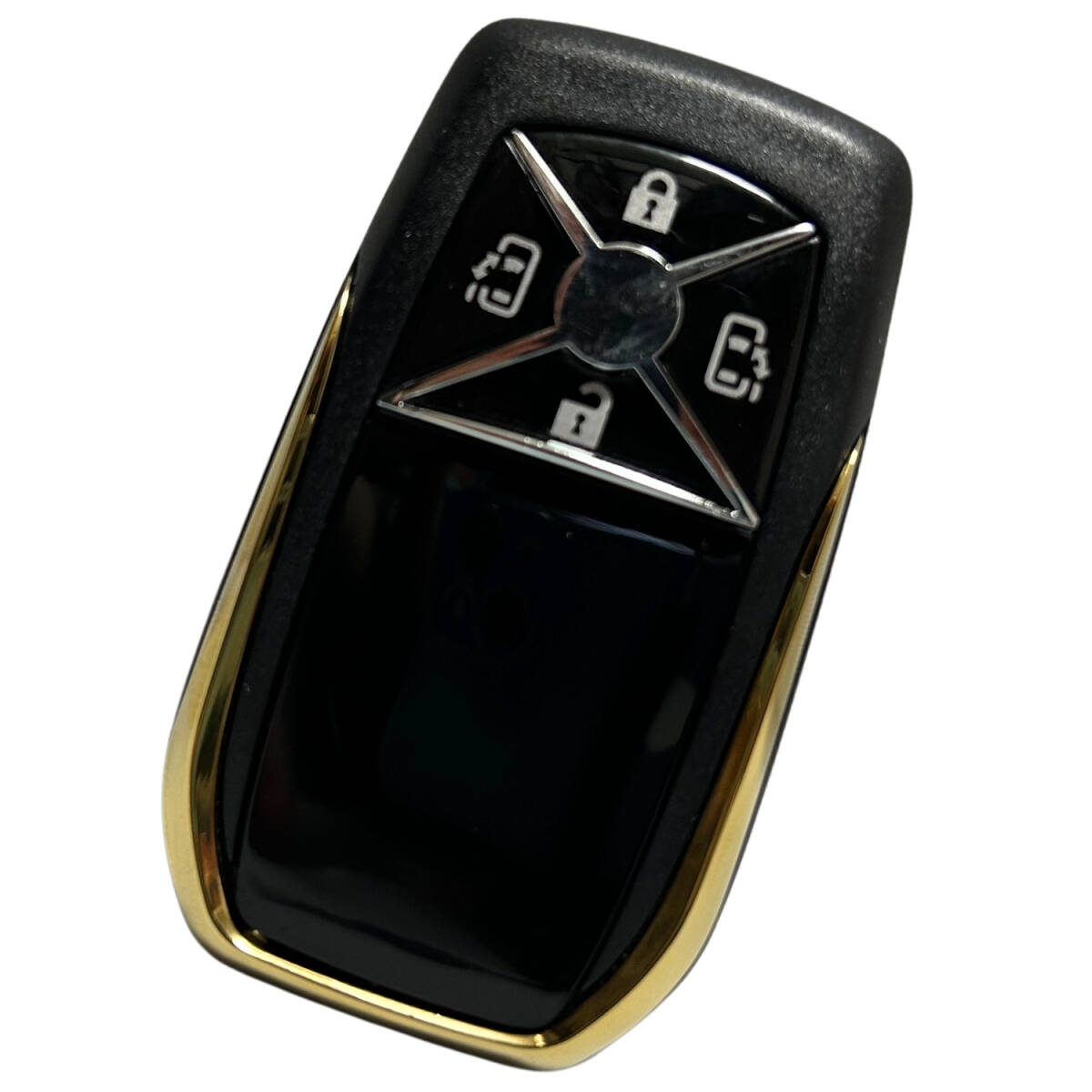 スマートキーケース キーカバー トヨタ アルファード ヴェルファイア エスティマ ノア ヴォクシー 汎用 4ボタン ゴールド拍卖