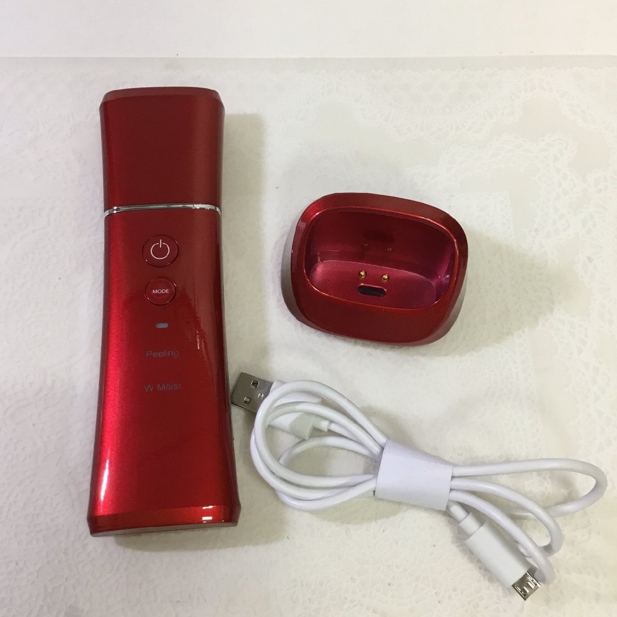 【保管品/CH】通電確認品 コスビューティー アクリアルピーリング 1.0 スキンケア 美顔器 フェイスケア RS0405/0000拍卖