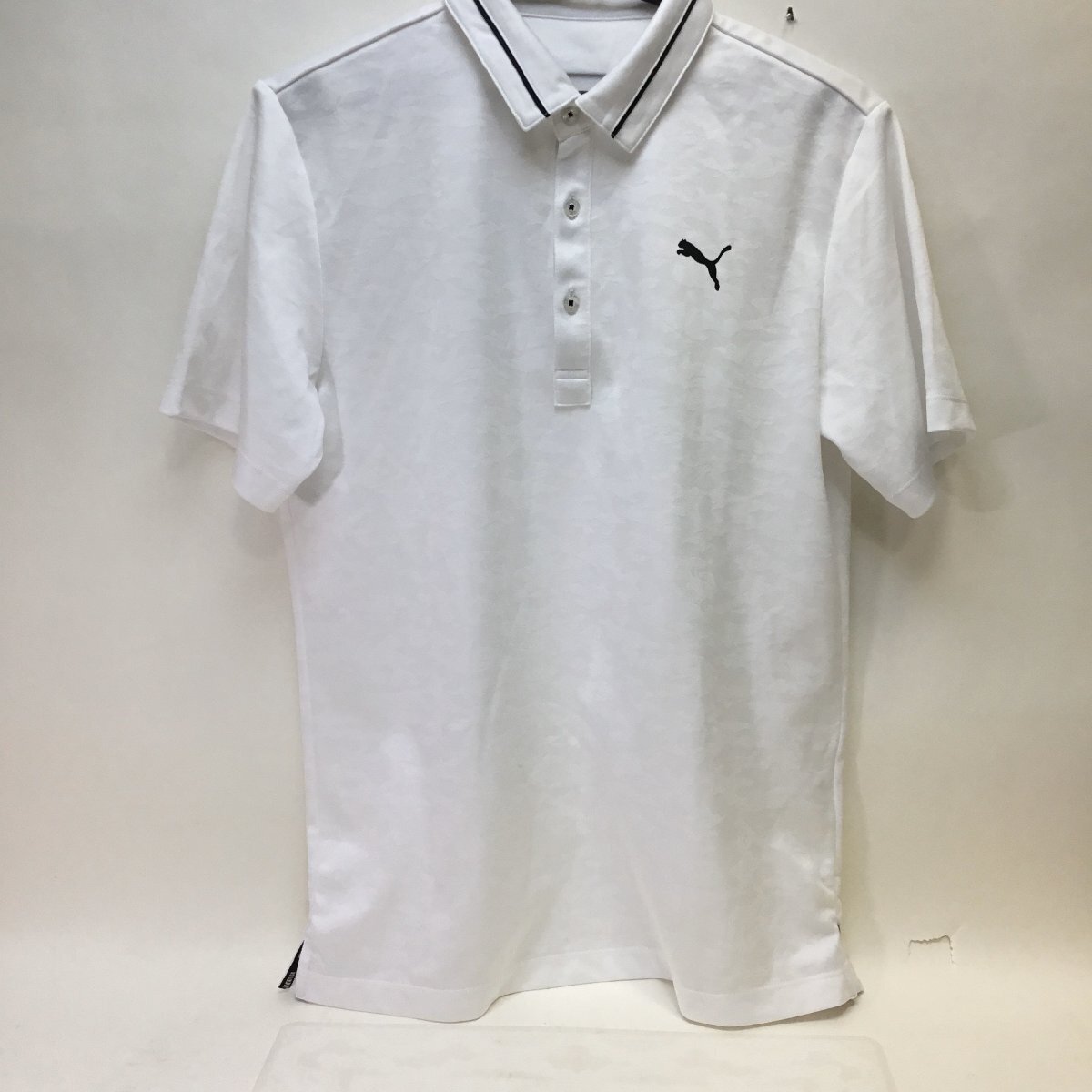 【良品/CH】ポロシャツ PUMA プーマ レディース ゴルフ 半袖 ポロシャツ Lサイズ RS0409/00010拍卖