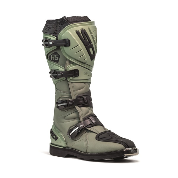 7.5/41(25.5~26) MXブーツ SIDI アグエダ ARMY/BK AGUEDA モトクロス 正規輸入品拍卖