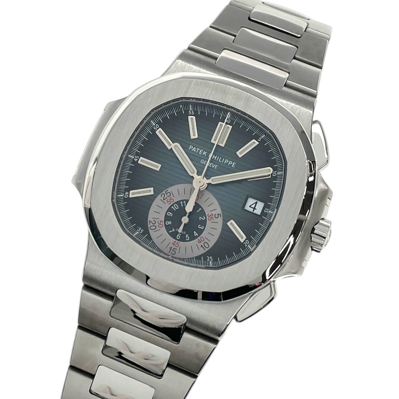 パテック・フィリップ PATEK PHILIPPE ノーチラス クロノグラフ 5980/1A-001 SS 腕時計 メンズ 中古拍卖