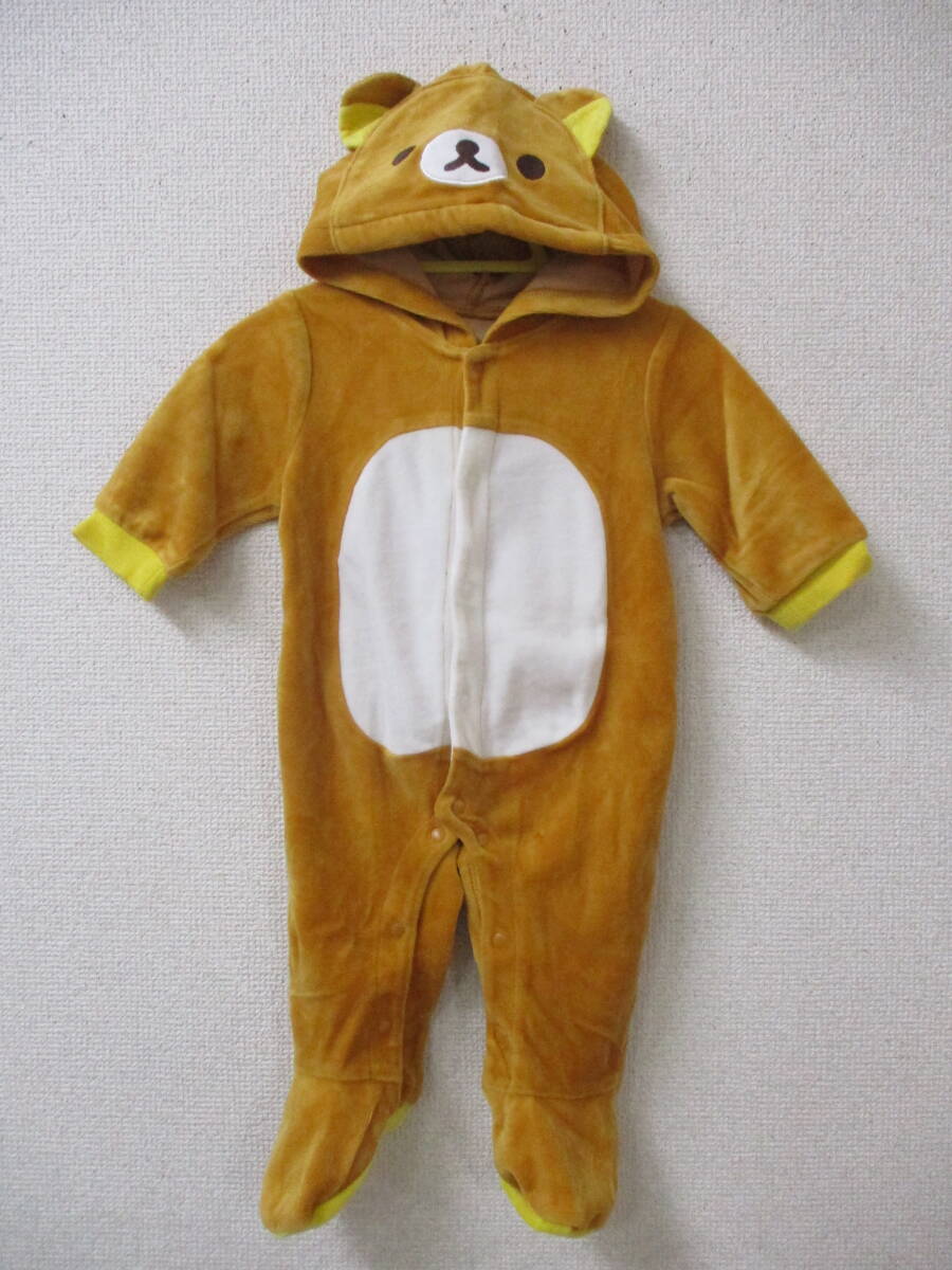 リラックマ Rilakkuma SanーX キッズ ロンパース カバーオール 身長50cm~60cm 体重3Kg~6kg拍卖