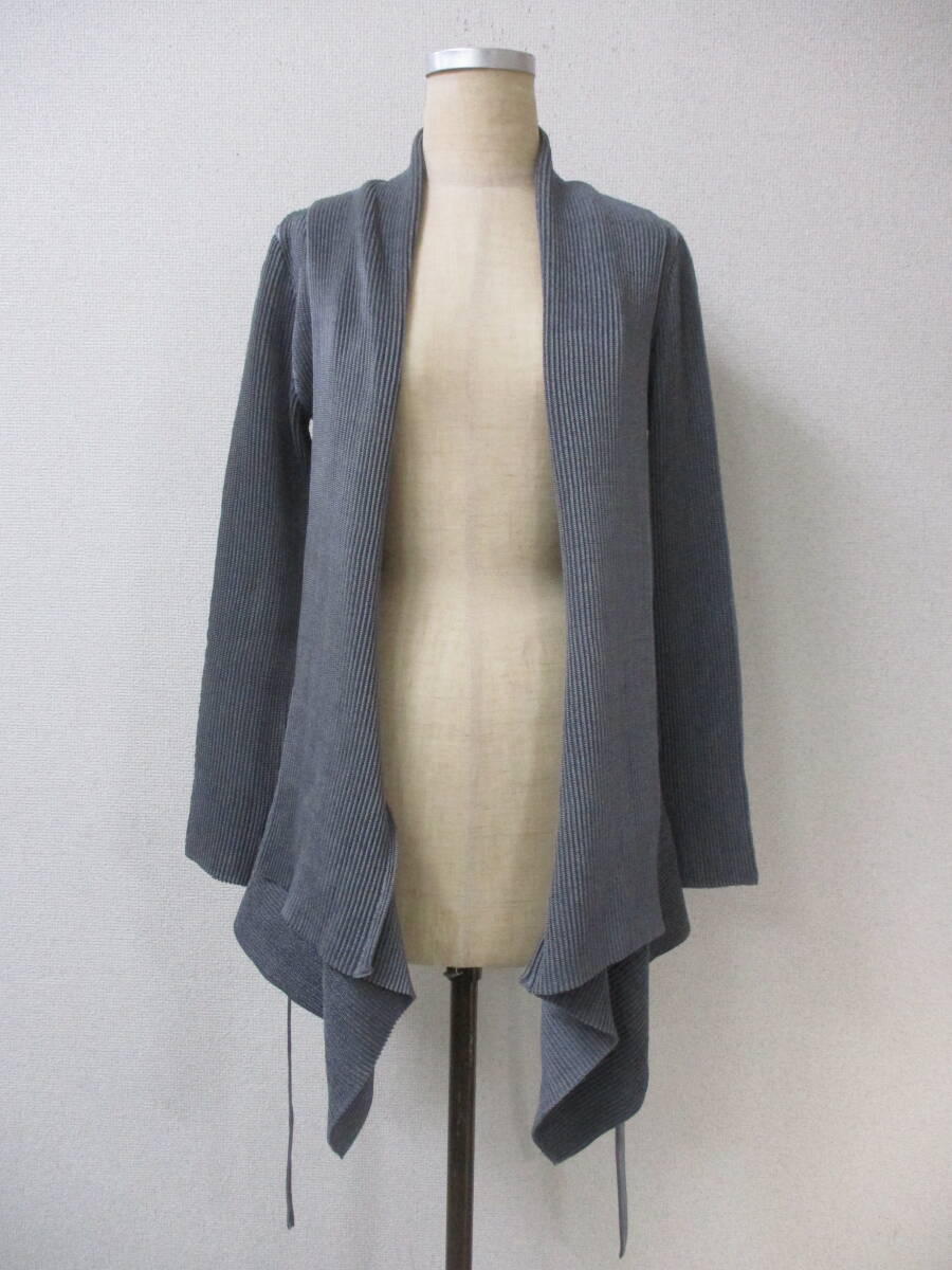 SPECCHIO PLEATS スペッチオ プリーツカーディガン 40サイズ グレー系 シャンブレー生地 (株)スペッチオ拍卖