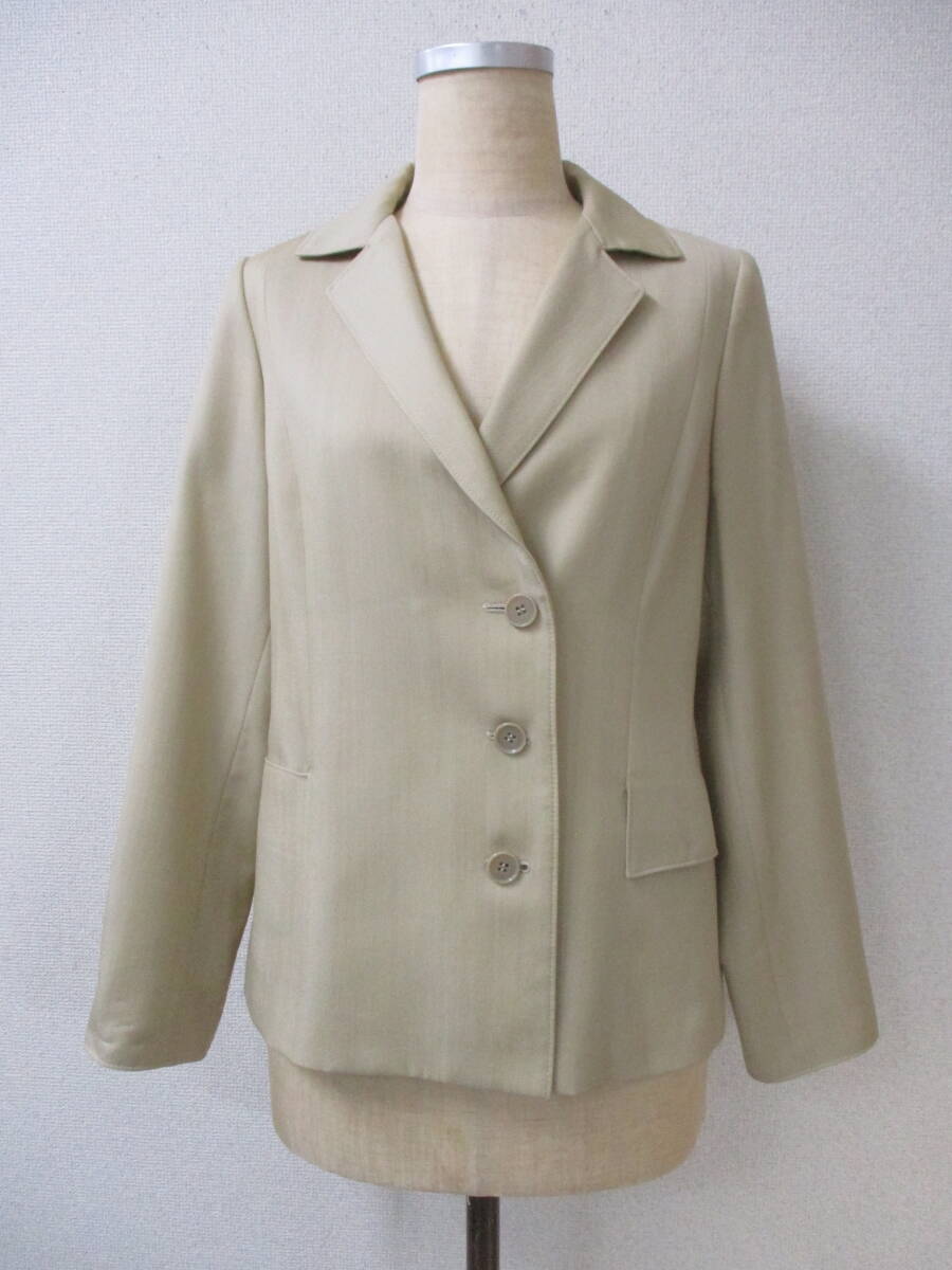 トラペーズ TRAPEZE RITSUKO SHIRAHAMA レディース ジャケット ウール混 サイズ9 (株)東京スタイル 日本製拍卖