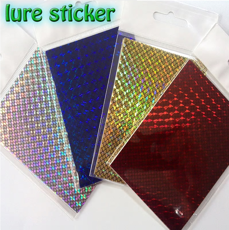 ジグ ルアー シャクリ等 自作制作用 ホログラムシール メタルシールステッカー T01.02.03.04拍卖