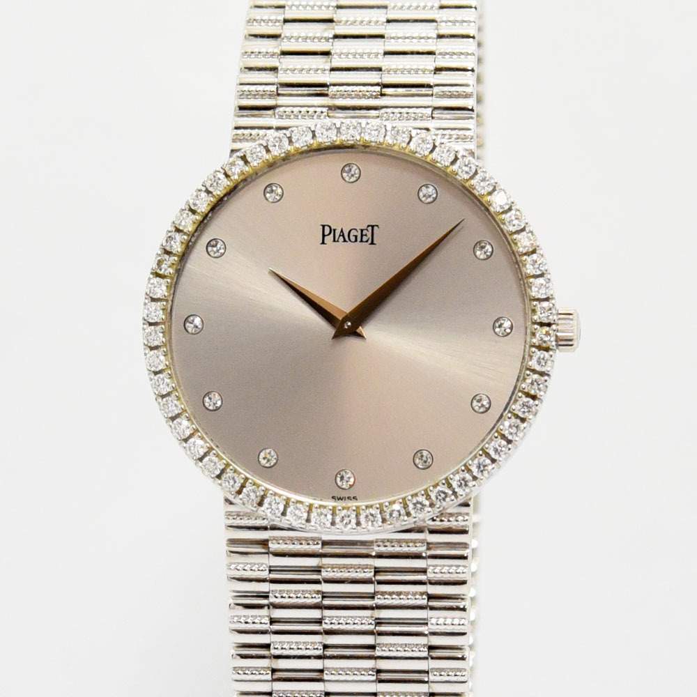 ピアジェ 時計 メンズ PIAGET G0A10800 手巻き ダイヤモンド K18WG 750 軽仕上げ 中古拍卖