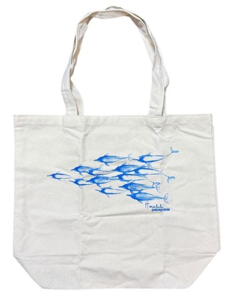 パタゴニア ドルフィン キャンバス バッグ ホノルル 2011 PATAGONIA BAG HONOLULU HAWAII ハワイ 限定 海外 エコ トート TOTE イルカ 新品拍卖