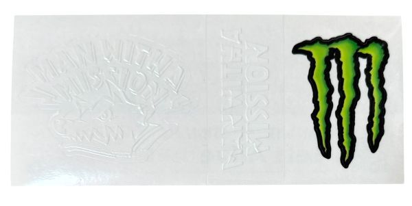 訳有 マンウィズ × モンスターエナジー ステッカー シート MAN WITH A MISSION マンウィズアミッション STICKER MONSTER ENERGY シール拍卖