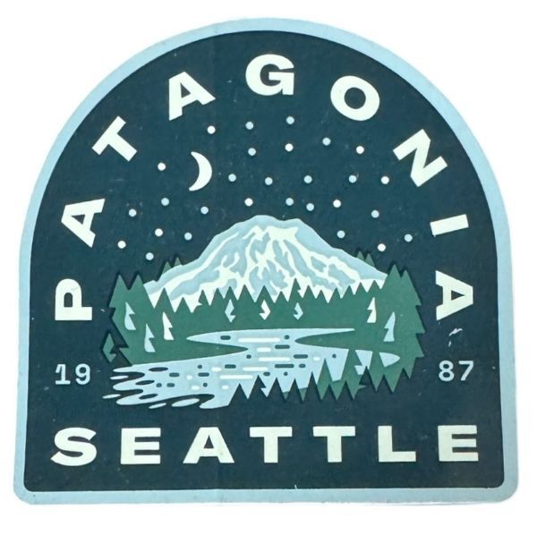 訳有 パタゴニア ステッカー シアトル スペシャル PATAGONIA SEATTLE STICKER ワシントン シール 海外 アメリカ 店舗限定 USA コレクション拍卖