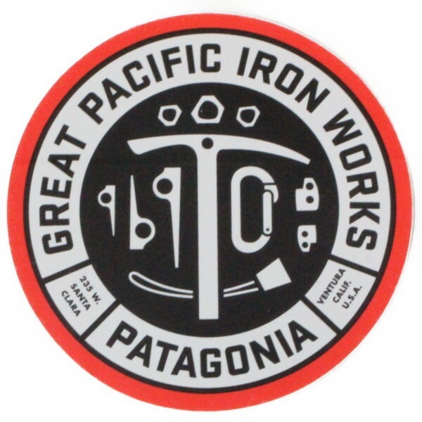 訳あり 廃番 パタゴニア グレートパシフィックアイアンワークス ステッカー PATAGONIA GPIW STICKER 丸 円 ロゴ シール デコ ネコポス 新品拍卖