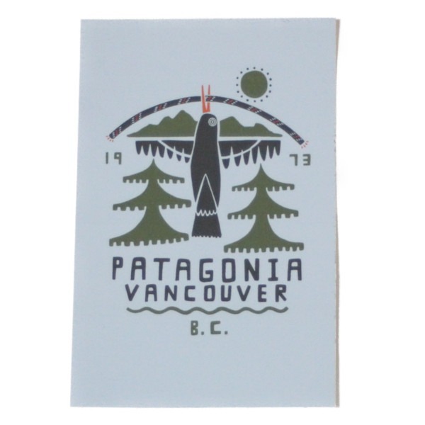 訳有 パタゴニア ステッカー バンクーバー カナダ スペシャル PATAGONIA VANCOUVER CANADA 海外 店舗 限定 鳥 B.C. 州 STICKER シール 新品拍卖