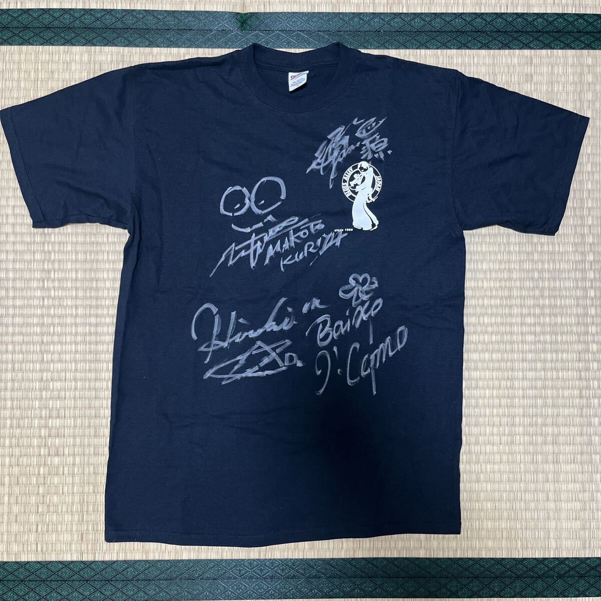 直筆サイン入り サイン サイン入りTシャツ BLUES ALLEY JAPAN 当時物 クリヤ・マコト Tシャツ拍卖