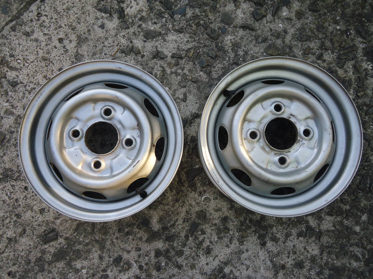 ダイハツL70系 110mmスチールホィール2本SET拍卖